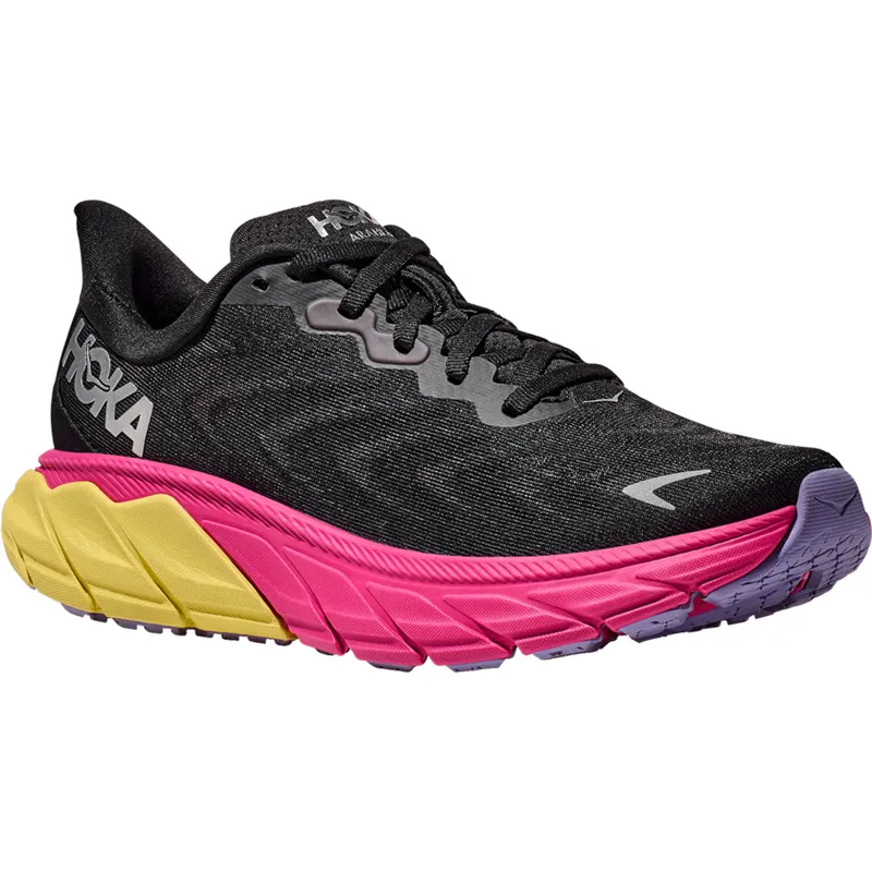 Hoka One One Women's Arahi 6 Black/Pink Yarrow